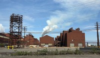 Shown are steelmaking facilities at ArcelorMittal Burns Harbor. Steel industry executives told the U.S. Congress' Steel Caucus in March immediate action is needed to fend off foreign imports. Staff photo by John Luje