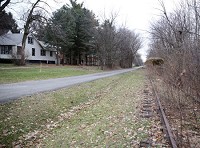 This photo shows an area along the Monon corridor and bike trail in Munster that is slated for the West Lake Corridor extension. Staff photo by Damian Rico