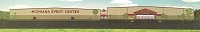 The new Michiana Event Center that will be constructed on 24 acres in Shipshewana and have a 100,000-square-foot trade-show building and a 55,000-square-foot arena. Staff photo by Barry Rochford