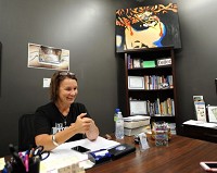 The Landing Place director Linda Ostewig. Staff photo by Tom Russo