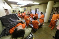 Inmates at the Hancock County Jail on Tuesday, March 20, 2018. Staff photo by To Russo