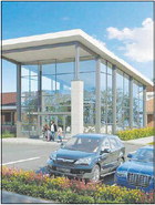 THE CASS COUNTY&nbsp;Family YMCA&rsquo;s new glass entrance will give the facility a more modern look, according to local Y leaders.&nbsp;Illustration provided