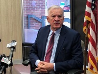 Special prosecutor Daniel Sigler announces Tuesday he will not be charging Indiana Attorney General Curtis Hil with a crime in connection with multiple alleged groping incidents at an Indianapolis bar. Staff photo by Dan Carden