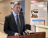 Terre Haute businessman Greg Gibson, shown here in a file photo, is a principle partner in a company in the process of acquiring the two Gary-based Majestic Star casino licenses. Staff file photo by Howard Greninger