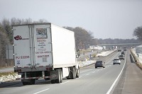 Prices for many commercial trucks traveling the Indiana Toll Road went up by 35 percent in October, 2018. Staff photo by Santiago Flores