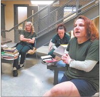 WORKING TO SUCCEED:&nbsp;A program started earlier this year within the Floyd County jail has space for 16 women to work on life skills, education, self-esteem and addiction issues. The women, who are selected through an interview and application process, must show they are ready to work on changing their thinking and behaviors &mdash; to help them succeed on the outside and not return to jail. Staff photo by Aprile Rickert