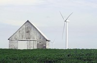 According to CleanJobsMidwest.com, White County has 366 total clean energy jobs, with 54 of those in renewable energy and 230 in energy efficiency. This wind turbine is located on Meadow Lake Wind Farm near Chalmers and Brookston. Staff photo by Michael Johnson