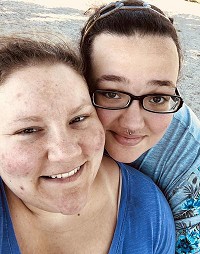 Samantha and Bailey Brazzel were turned away from a Russiaville tax firm because they are gay and married. Photo Provided