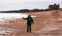 Two bills in the Indiana General Assembly could affect public use of Lake Michigan beaches beyond Michigan City&rsquo;s Washington Park, as seen Thursday. Staff photo by Santiago Flores
