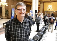 Jeffrey Slinker started smoking at the age of 10. He quit after 25 years but was diagnosed with mouth cancer six years later. CNHI News Indiana staff photo by Scott L. Miley