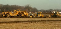 Construction work is in the beginning phases at the site of the new ethanol plant by Indiana Bio-Energy LLC in Bluffton. Janelle Sou Roberts/The Journal Gazette