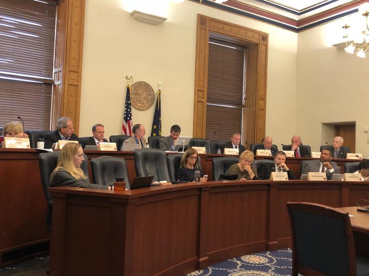 The Republican-controlled Senate Appropriations Committee on Thursday voted 9-4, along party lines, to advance its revised version of the two-year state budget in House Bill 1001 for further action next week by the full Senate. Staff photo by Dan Carden