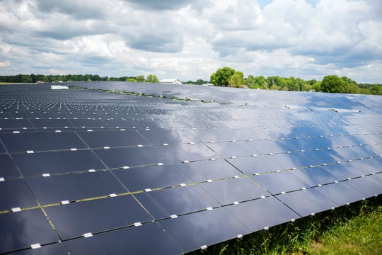 Duke Energy plans to build a 1.6 megawatt solar power plant in Discovery Park District near Purdue University on the west side of U.S. Highway 52/231. The solar power plant will generate enough electricity to power about 230 average homes at peak production. (Photo: Courtesy of the Purdue Research Foundation)