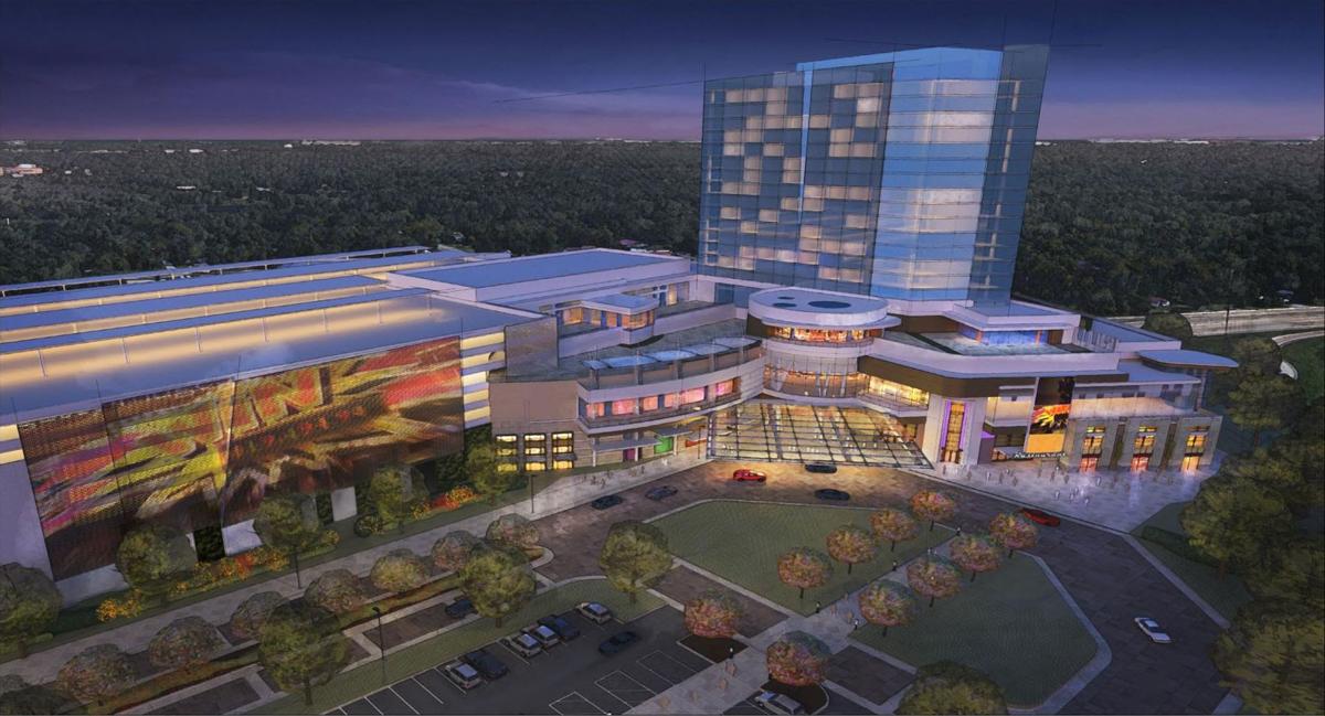 Spectacle Entertainment plans to construct a $400 million casino, including a 200-bed hotel, adjacent to the Borman Expressway at Burr Street in Gary. Image provded