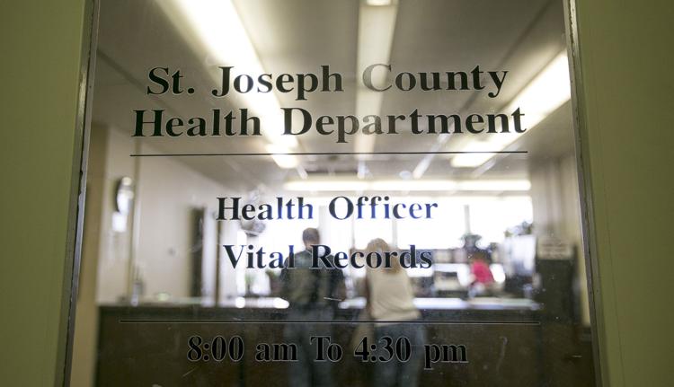 The St. Joseph County Health Department’s offices, on the eighth floor of the County-City Building in South Bend. Tribune File Photo