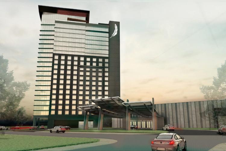 Rendering of proposed Ho-Chunk casino in Lynwood, Illinois. Provided image