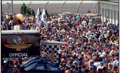 Postponed: Gasoline Alley was packed with fans prior to the start of the 100th running of the Indy 500 at the historic Indianapolis Motor Speedway on May 29, 2016. The 2020 race has been pushed back to August due to the coronavirus outbreak. CNHI News Indiana/File photo