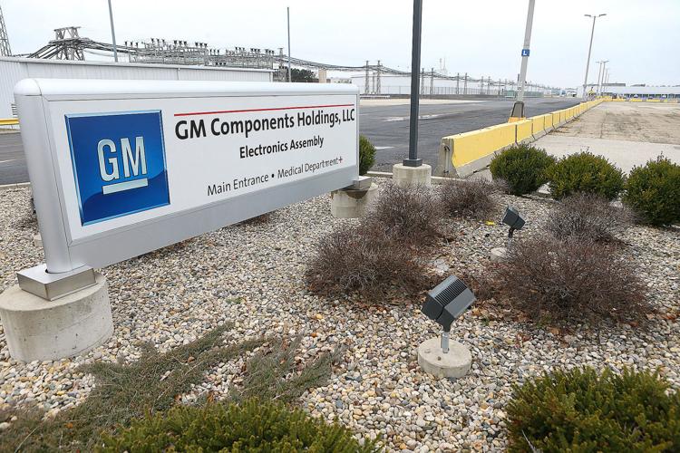 Kokomo’s GM plant on Monday, March 23, 2020. Staff photo by Kelly Lafferty Gerber