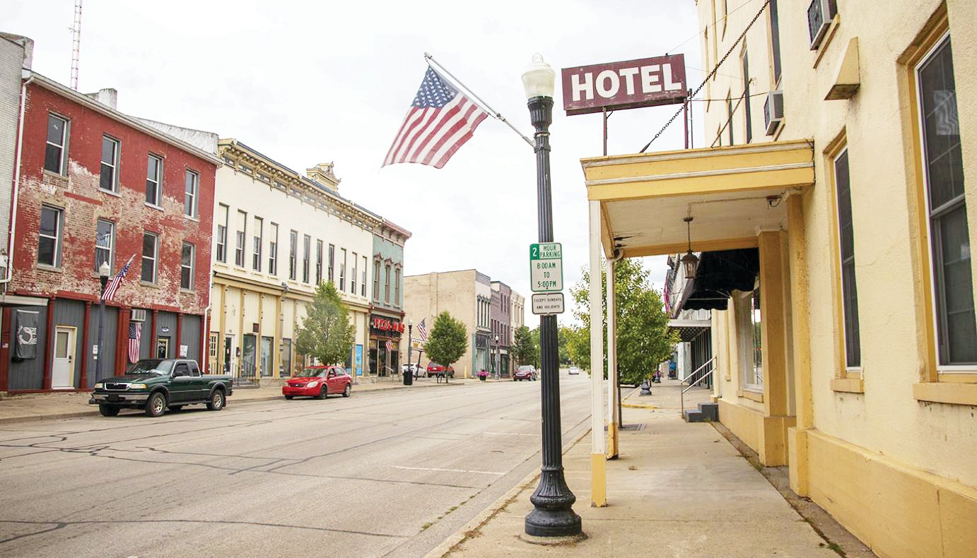 Downtown Attica, for the second straight year, was featured in Indiana Landmarks "10 Most Endangered" list of historic properties. Local efforts are underway to revitalize the area. PHOTO PROVIDED