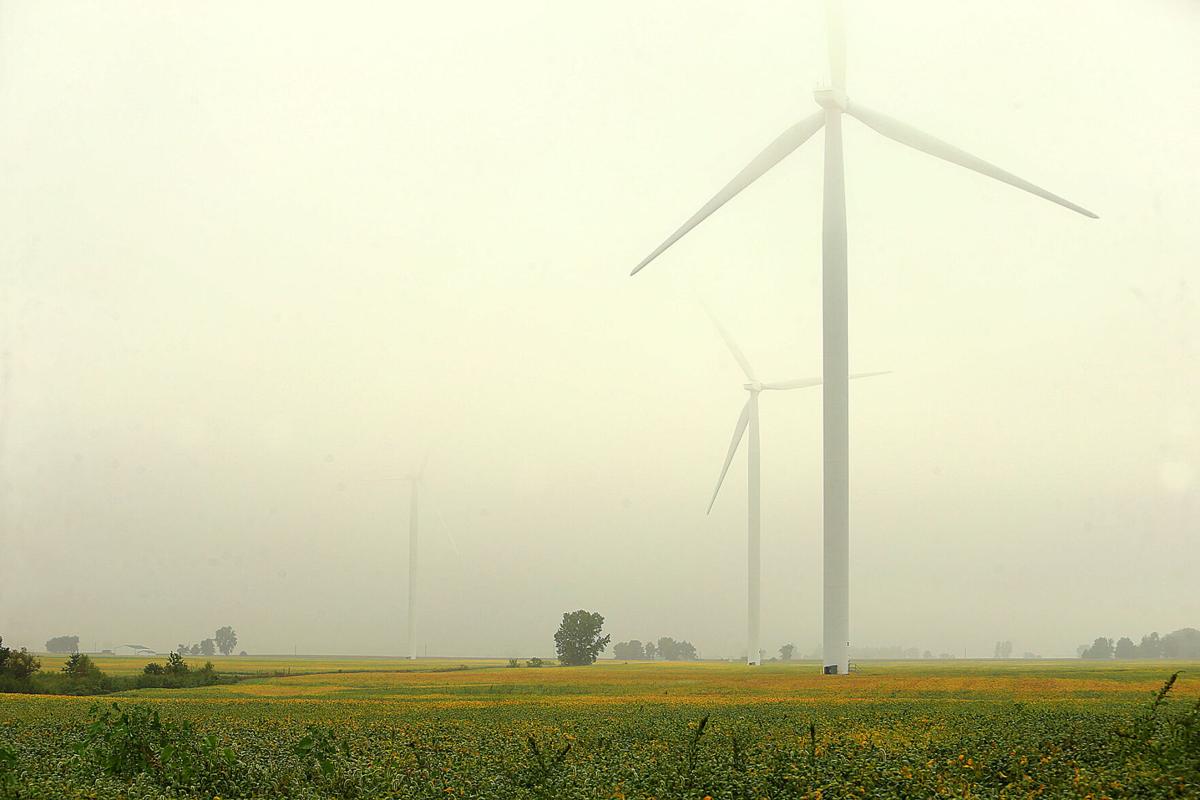 The Tipton Wind Farm in the eastern part of Tipton County on Sept. 10, 2020. 
Tim Bath | Kokomo Tribune