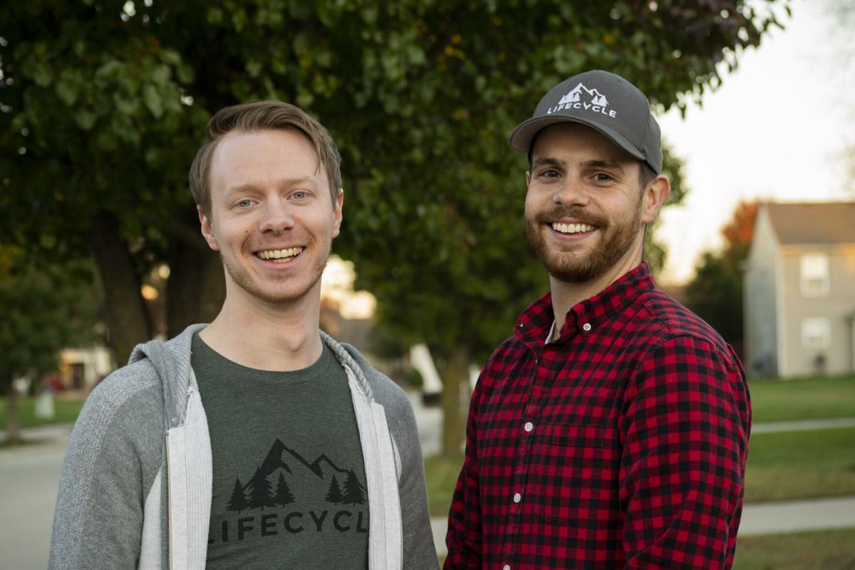 Tyler Erickson, left, and Tyler Eads began Lifecycle in July 2020. Photo provided