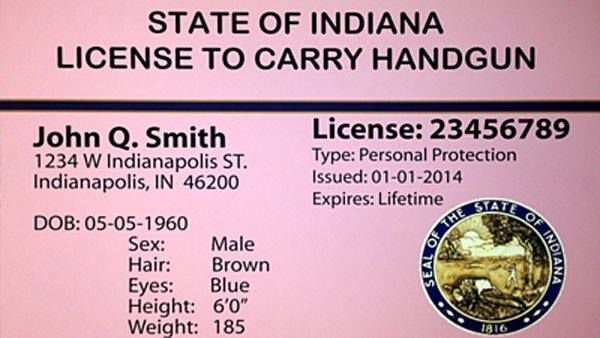The Indiana House is poised to once again approve legislation authorizing all adult Hoosiers legally entitled to own a firearm to carry a handgun in public without obtaining a state license. Provided image