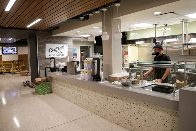 A look at Chef Bill Kim's Pizza & Parm Shop on the ground floor of the Purdue Memorial Union, Friday, Jan. 7, 2022 at Purdue University in West Lafayette Staff photo by Nikos Frazier