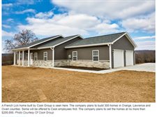 Cook to build 300 homes in Owen, Orange, Lawrence counties; sales price below $200,000 and to sell many to their employees at cost