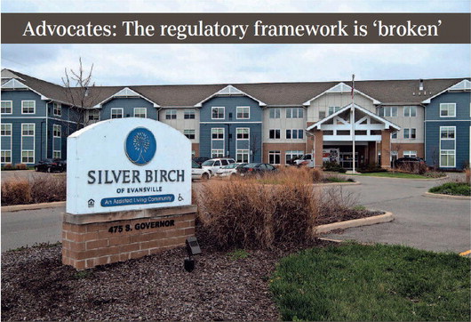 Silver Birch of Evansville – An Assisted Living Community at 475 S. Governor St. DENNY SIMMONS / COURIER & PRESS