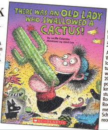 If You Give a Book to a Kindergartener: Lucille Colandro’s “There Was An Old Lady Who Swallowed a Cactus” (Cartwheel Books, 2020) proved popular to kindergarten students at Rosedale and Rockville Elementary Schools in recent weeks.