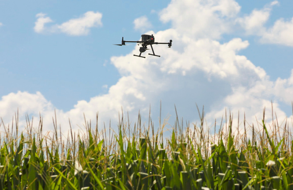 Taranis, based in Westfield, uses artificial intelligence to scan photos taken by drones and satellite imagery to locate and diagnose threats to customers’ crops. (Photo courtesy of Taranis)