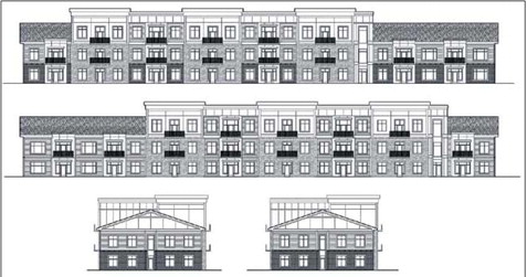 Westfield-based Hudson Investing wants to develop two apartment buildings housing 40 units each just west of Ridge View Apartments in Fortville. Submitted image