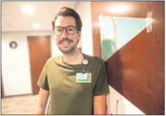 Connor McCarty is the new justice navigation coordinator at Healthy365. TOM RUSSO | DAILY REPORTER