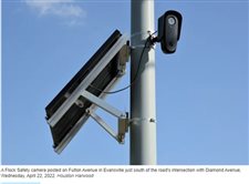 Where did Evansville police install license plate cameras?