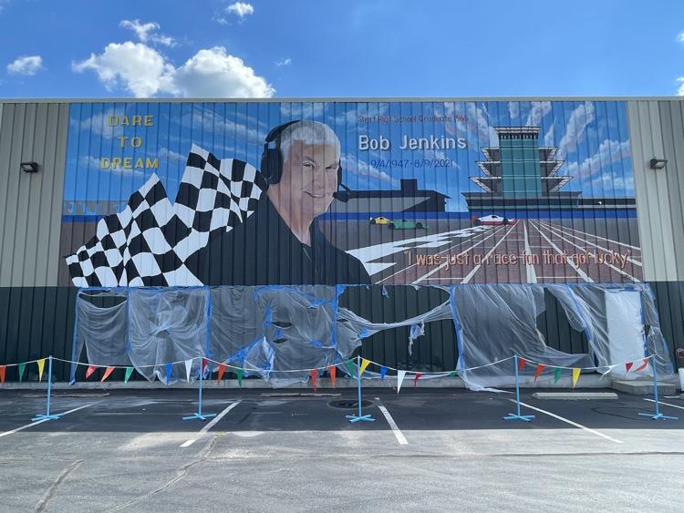 A photo of the mural dedicated to Bob Jenkins on Woodruff’s super market in Liberty. The mural was officially dedicated to Jenkins on Sunday, which would have been Jenkins’ 75th birthday. Matt Sharp / msharp@newsexaminer.com