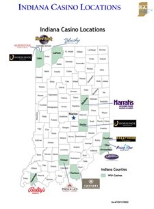 Which Indiana casinos, games offer the highest return to players?
