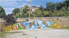 ‘Improving and beautifying’: Mural complete at Brown County Community Foundation, pollinator garden in the works