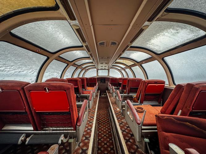 This streamliner dome sleeper-observation car built in 1954 now owned by the Fort Wayne Railroad Historical Society will be renovated for future excursions. Contributed image
