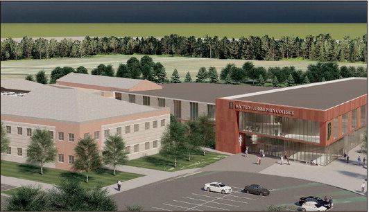 Ivy Tech Community College is seeking $55.6 million for a new, 78,000 square-foot building and renovation project at the Terre Haute main campus. Submitted image