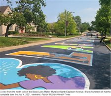 Federal judge says Bloomington may have shown bias in 'All Lives Matter' street mural case