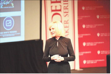 Erin Brockovich visits IUS to tell about her journey, the dangers of water quality in the U.S. and how to help. Erik Hackman | News and Tribune