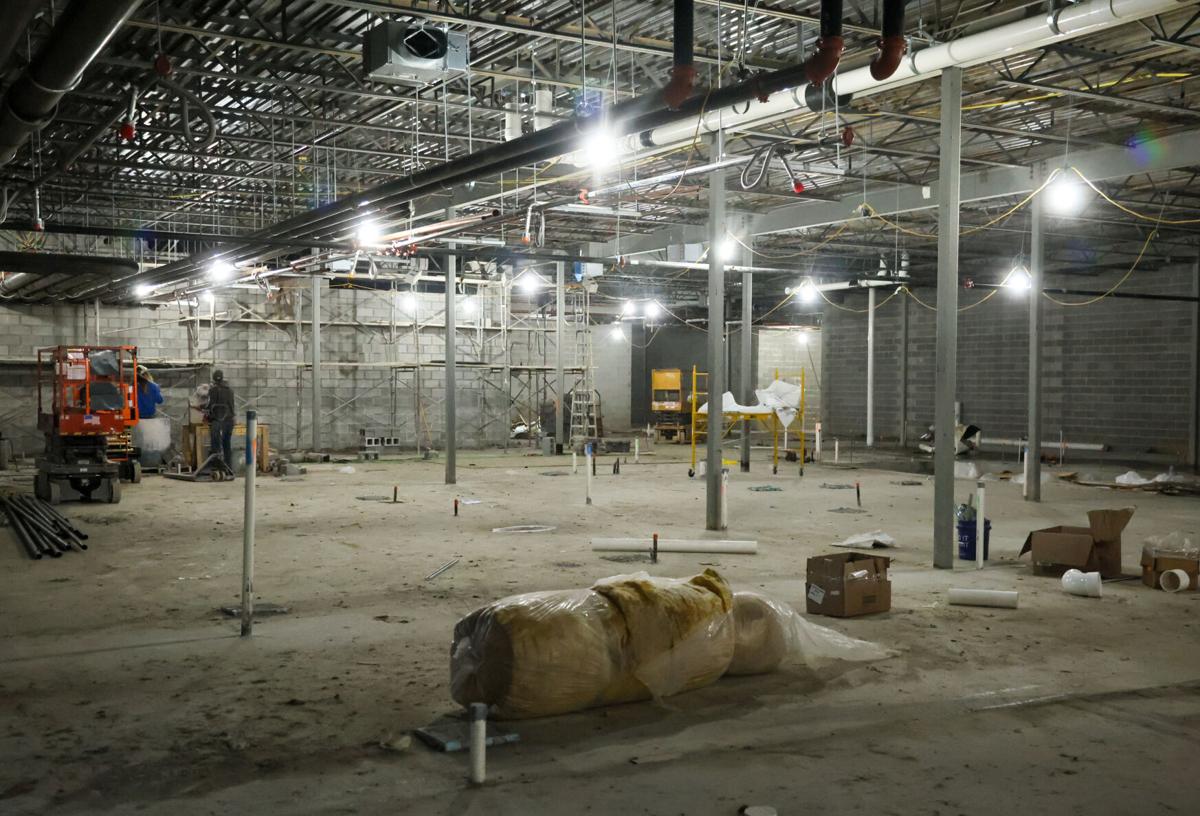 The New Taft Middle School is shown under construction in Winfield in late November. This is a view of the school's kitchen. John J. Watkins, file, The Times