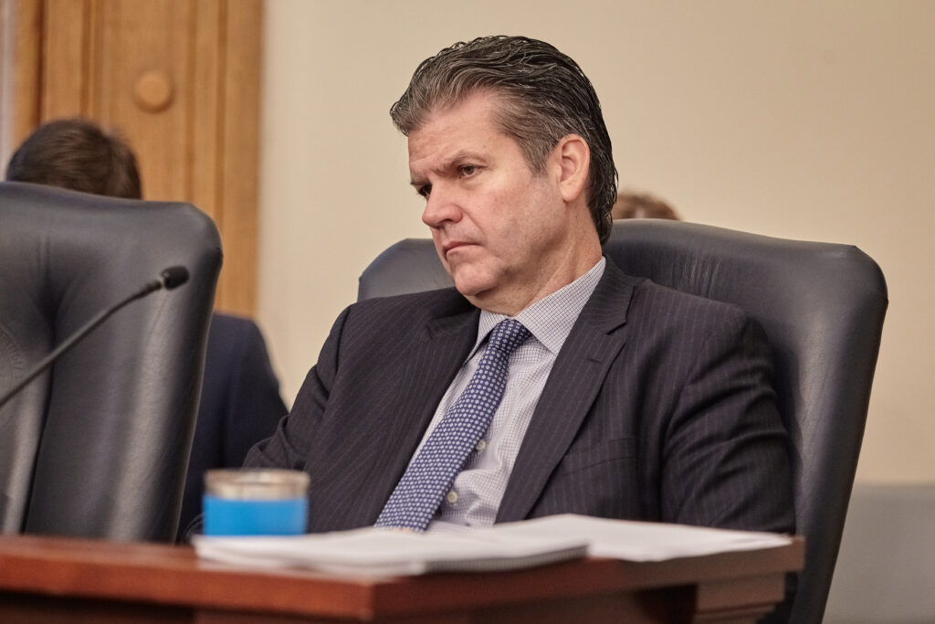 Sen. Ryan Mishler, R-Mishawaka, has raised alarm bells about the lack of accountability in private voucher schools in Indiana. (Monroe Bush for Indiana Capital Chronicle)