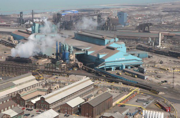 Gary Works, U.S. Steel's flagship mill, stretches along seven miles of Lake Michigan lakefront. John J. Watkins, file, The Times