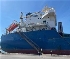 First ocean vessel of 2023 international shipping season arrives at Port of Indiana-Burns Harbor