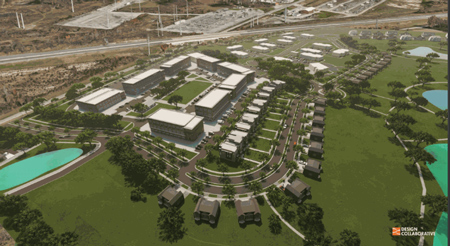 One of the artist concepts for the planned Arneo Village. Photo provided