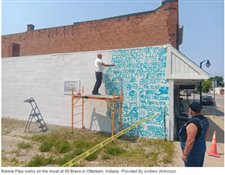 Local artist to finish Otterbein mural in honor of veterans this Memorial Day