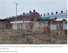 Federated Metals property in Hammond officially added to EPA Superfund list