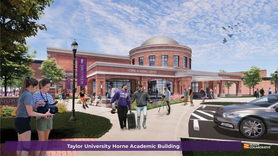 This academic facility is expected to open in August 2024. Photo courtesy Taylor University