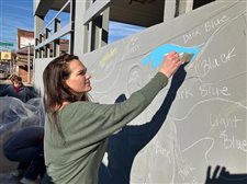 Work starts on Bicentennial mural in downtown Anderson, Pendleton and Elwood